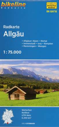 Bikeline radkarte Allgäu