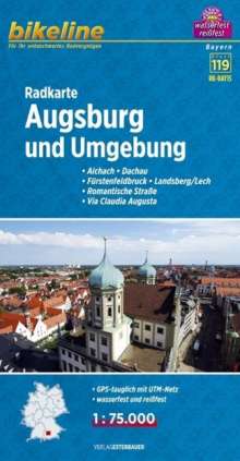 Bikeline Radkarte Augsburg und Umgebung