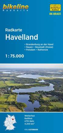 Bikeline Radkarte Mark Brandenburg Havelland