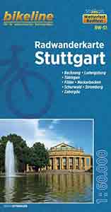 bikeline Radwanderkarte Stuttgart