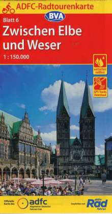 Radtourkarte Zwischen Elbe und Weser