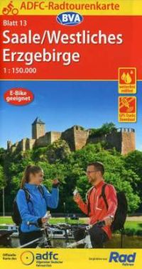 Radtourenkarte Saale Westl Erzgebirge