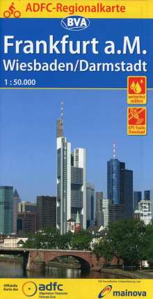 Radkarte Frankfurt Wiesbaden Darmstadt Main