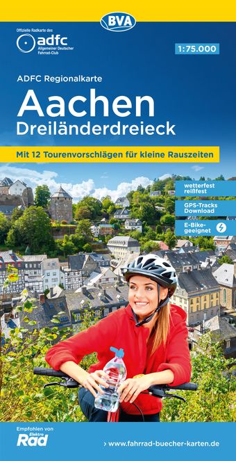 Radkarte Aachen Dreiländereck Vennbahn Vennquerbahn