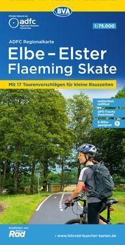 ADFC Regionalradkarte Ebe-Elster Flaeming Skate