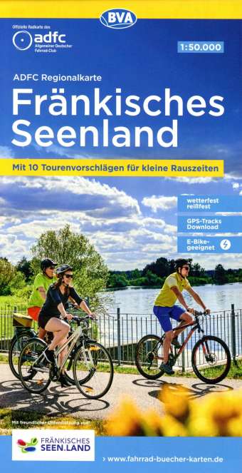 Radkarte Fränkisches Seenland