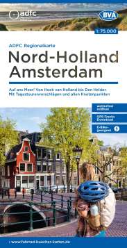 Regionalkarte Nord-Holland Amsterdan