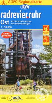 ADFC Regionalkarte Radrevier.ruhr Ost