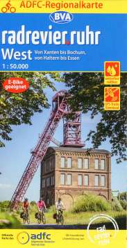 ADFC Regionalkarte radrevier.ruhr West