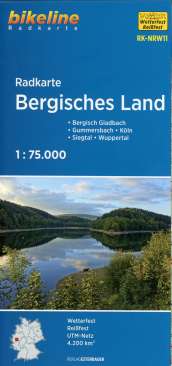 Bikeline Radkarte Bergisches Land