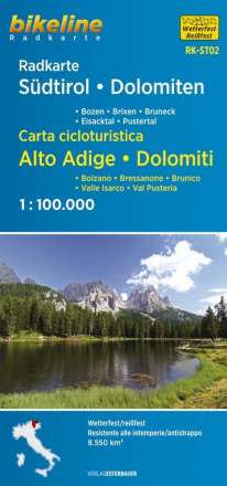 Radkarte Südtirol Dolomiten