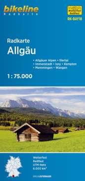Bikeline radkarte Allgäu