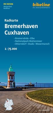 Bikeline Radkarte Bremerhaven Cuxhaven