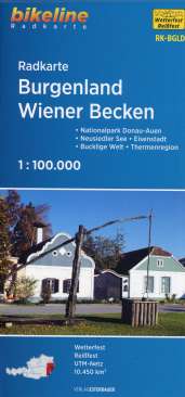 Bikeline Radkarte Burgenland - Wiener Becken