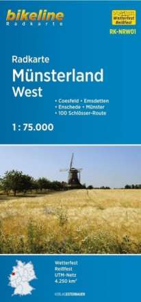 Radkarte Münsterland West