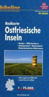 Bikeline Radkarte Ostfriesische Inseln
