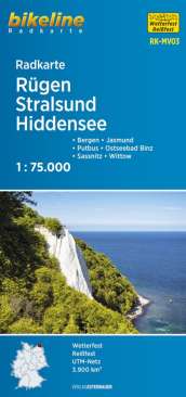 Radkarte Rügen Stralsund Hiddensee
