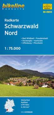 Bikeline Radkarte Schwarzwald Nord