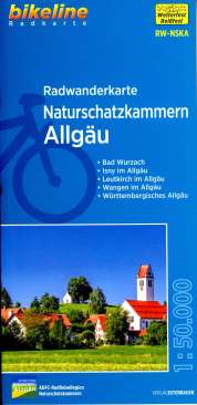 Bikeline Radwanderkarte Natzurschatzkammern Allgäu