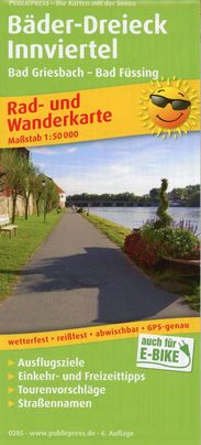 Radkarte Bäderdreieck Innviertel