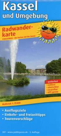 Radkarte Kassel und Umgebung