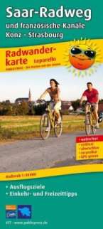 Radkarte Saar und französische Kanäle