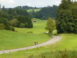 im Allgäu mit dem Rad unterwegs