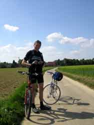 auf dem Erft-Radweg